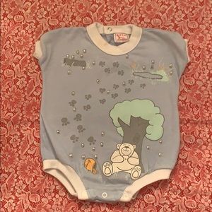 Soft bear onesie